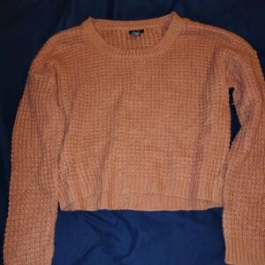 Pinkish Crop  Rue 21 Sweater Size L